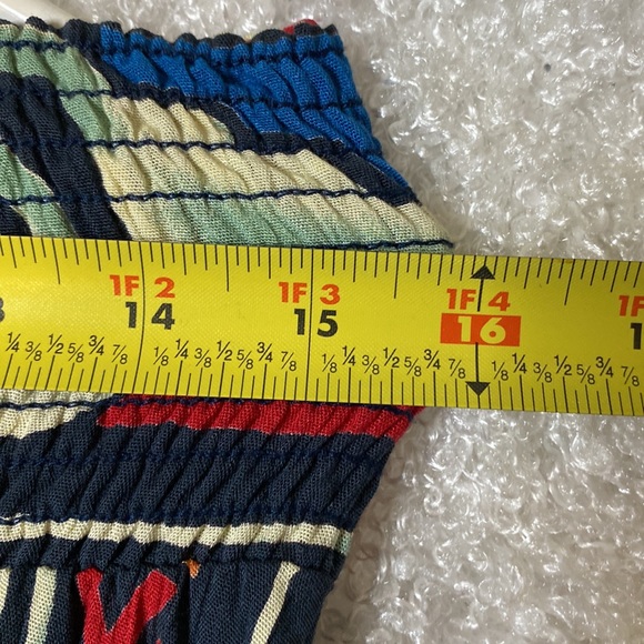 Componix - Marsha Brander Vintage USA Abstract Art Faux Wrap Full Skirt 10 - Picture 13 of 15